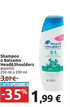 Carrefour Market Head&shoulder Shampoo Aloe Vera offerta