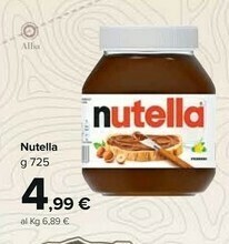 Carrefour Market Ferrero Nutella offerta