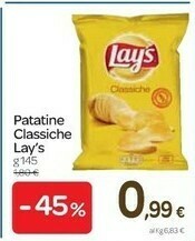 Carrefour Lays Patatine Classiche offerta