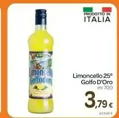 Carrefour Golfodoro Golfodoro - Limoncello 700 g(ml) offerta