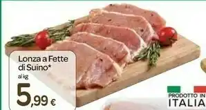 Carrefour Lonza A Fette Di Suino offerta