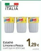 Carrefour Ferrero Ferrero - EstaThè Limone Bicchierino 200 g(ml) offerta