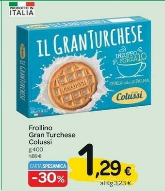 Carrefour Colussi Biscotti offerta
