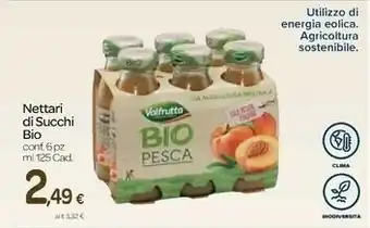 Carrefour Valfrutta Nettari Di Succhi Bio offerta
