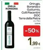 Carrefour Terre Della Pietra Ortrugo Colli Piacentini Doc offerta