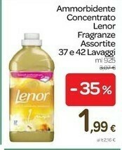 Carrefour Lenor Ammorbidente Concentrato offerta