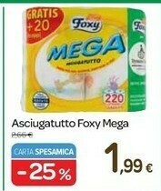 Carrefour Foxy Asciugatutto Mega offerta