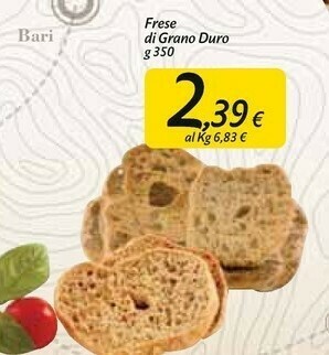 Carrefour Frese Di Grano Duro offerta