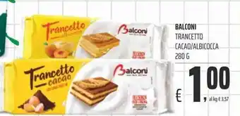 Coop Balconi Trancetto cacao/albicocca 280 g offerta