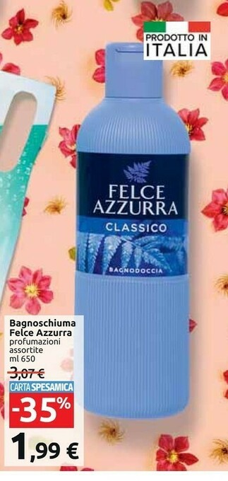 Carrefour Felce Azzurra 8001280068003 Donne Corpo 650ml Doccia Gel offerta