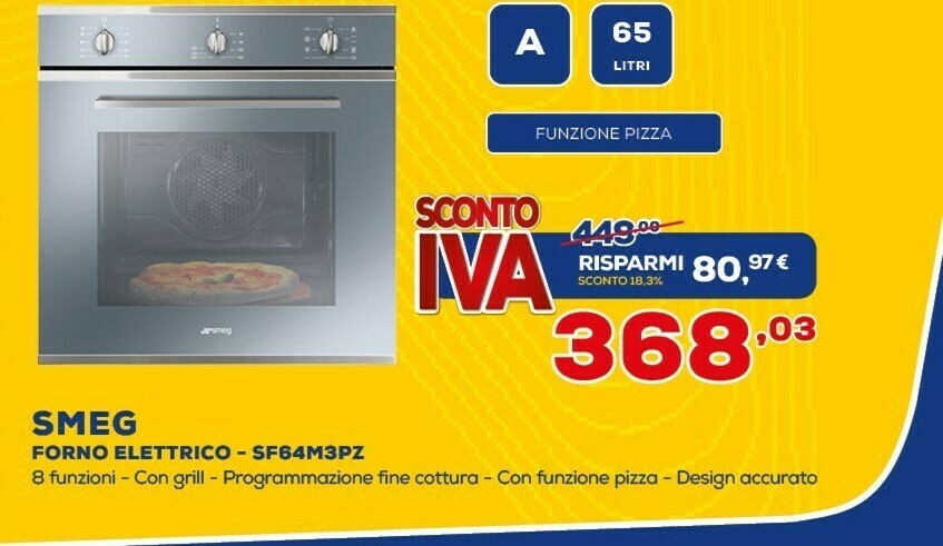 Smeg Forno offerta di Euronics