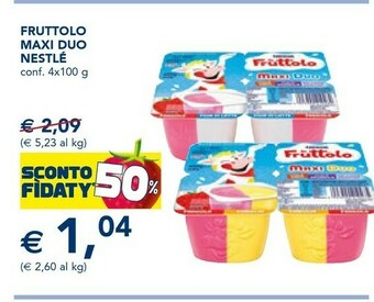 Esselunga Nestlè Fruttolo Maxi Duo 400 G(ml) offerta