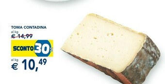 Esselunga Toma Contadina offerta