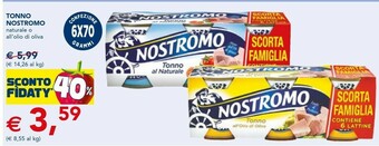 Esselunga Nostromo Tonno All'Olio Di Oliva offerta