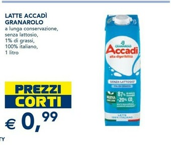 Esselunga Granarolo Latte Accadi offerta