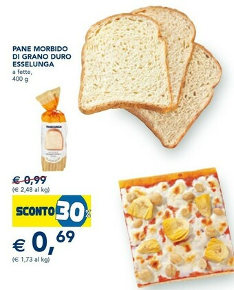 Esselunga Esselunga Pane Morbido Di Grano Duro offerta
