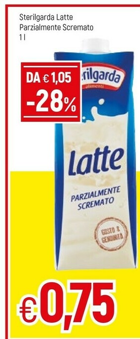 Famila Sterilgarda Latte Parzialmente Scremato offerta