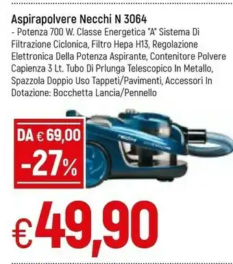 Famila Necchi Scopa elettrica offerta