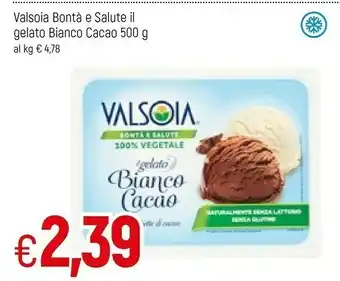 Famila Valsoia Il Gelato Bianco Cacao 500 G(ml) offerta