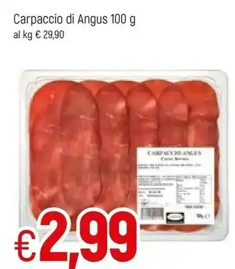Famila Carpaccio Di Angus offerta