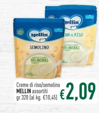 Famila Mellin Creme Di Riso/Semolino offerta