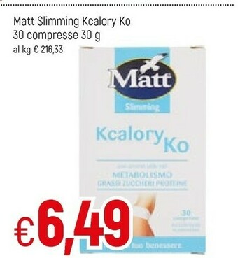 Famila Matt Integratori alimentari offerta