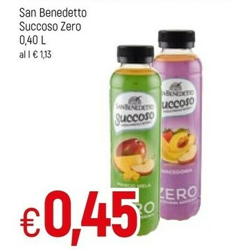 Famila San Benedetto Bevande analcoliche offerta
