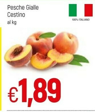 Famila Pesche Gialle Cestino offerta