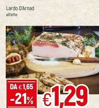 Famila Lardo D'arnad offerta