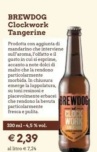 Famila Brewdog Clockwork Tangerine offerta