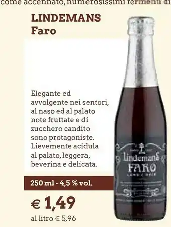 Famila Lindemans Faro offerta