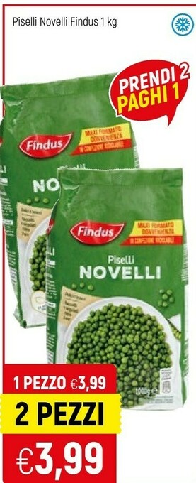 Famila Findus Piselli Novelli offerta