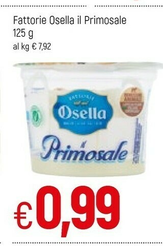 Famila Fattorie Osella Il Primosale 125 G(ml) offerta