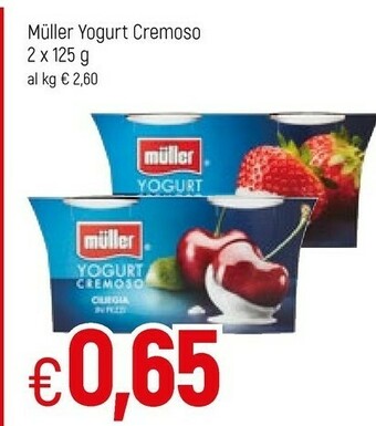 Famila Muller Yogurt Cremoso Vaniglia 250 G(ml) offerta