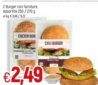 Famila 2 Burger Con Farciture offerta