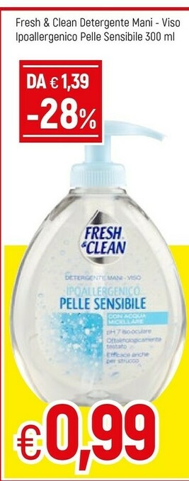 Famila Fresh & Clean Sapone liquido offerta