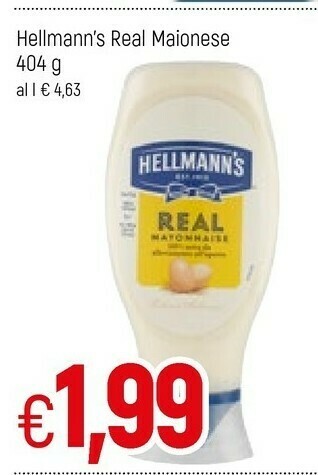 Famila Hellmann's Real Maionese 400 G(ml) offerta