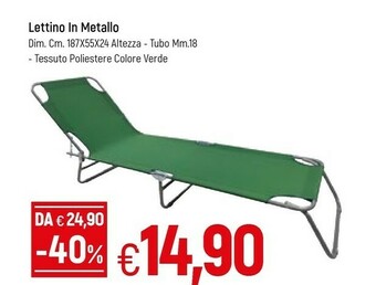 Famila Lettino offerta