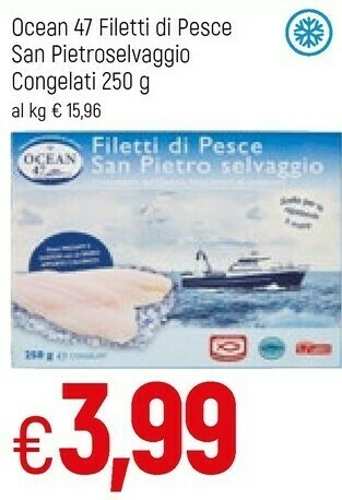 Famila Ocean 47 Filetti Di Pesce San Pietroselvaggio Congelati offerta