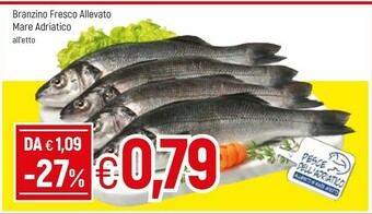 Famila Branzino Fresco Allevato Mare Adriatico offerta