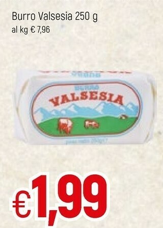 Famila Valsesia Burro offerta