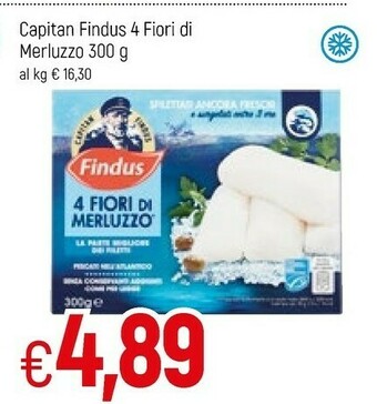 Famila Findus 4 Fiori Di Merluzzo 300 G(ml) offerta