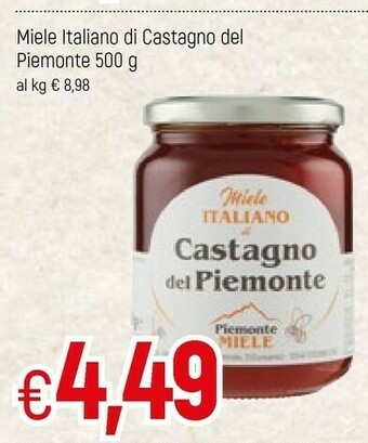 Famila Castagno Del Piemonte Miele Italiano offerta