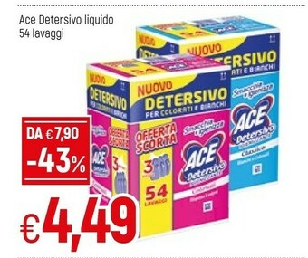 Famila Ace Detersivo Liquido offerta