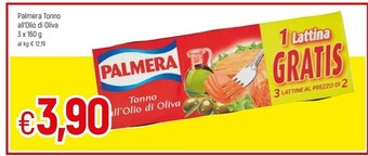 Famila Palmera Tonno All'Olio D'Oliva offerta