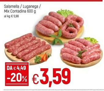 Famila Salamella/ Luganega/ Mix Contadina offerta