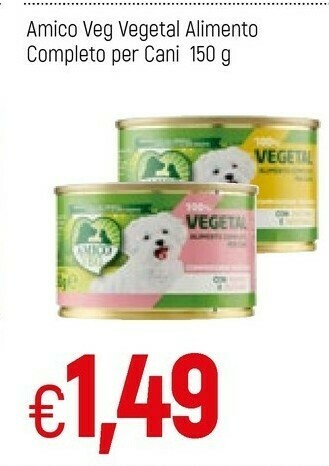Famila Amico Veg Vegetal Alimento Completo Per Cani offerta