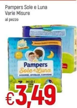 Famila Pampers Sole E Luna Varie Misure offerta