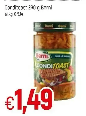 Famila Berni Conditoast 290 G(ml) offerta