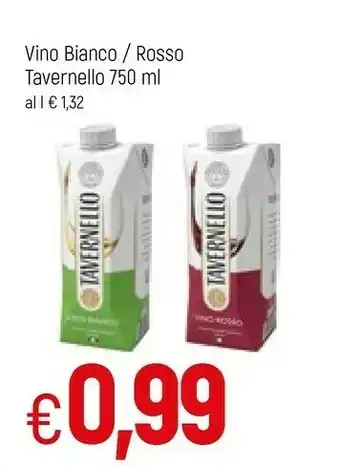 Famila Tavernello Vino Bianco 750 G(ml) offerta